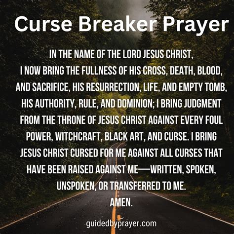 Restoring Your Health: The Curse Breaker Prayer for Healing and Wholeness